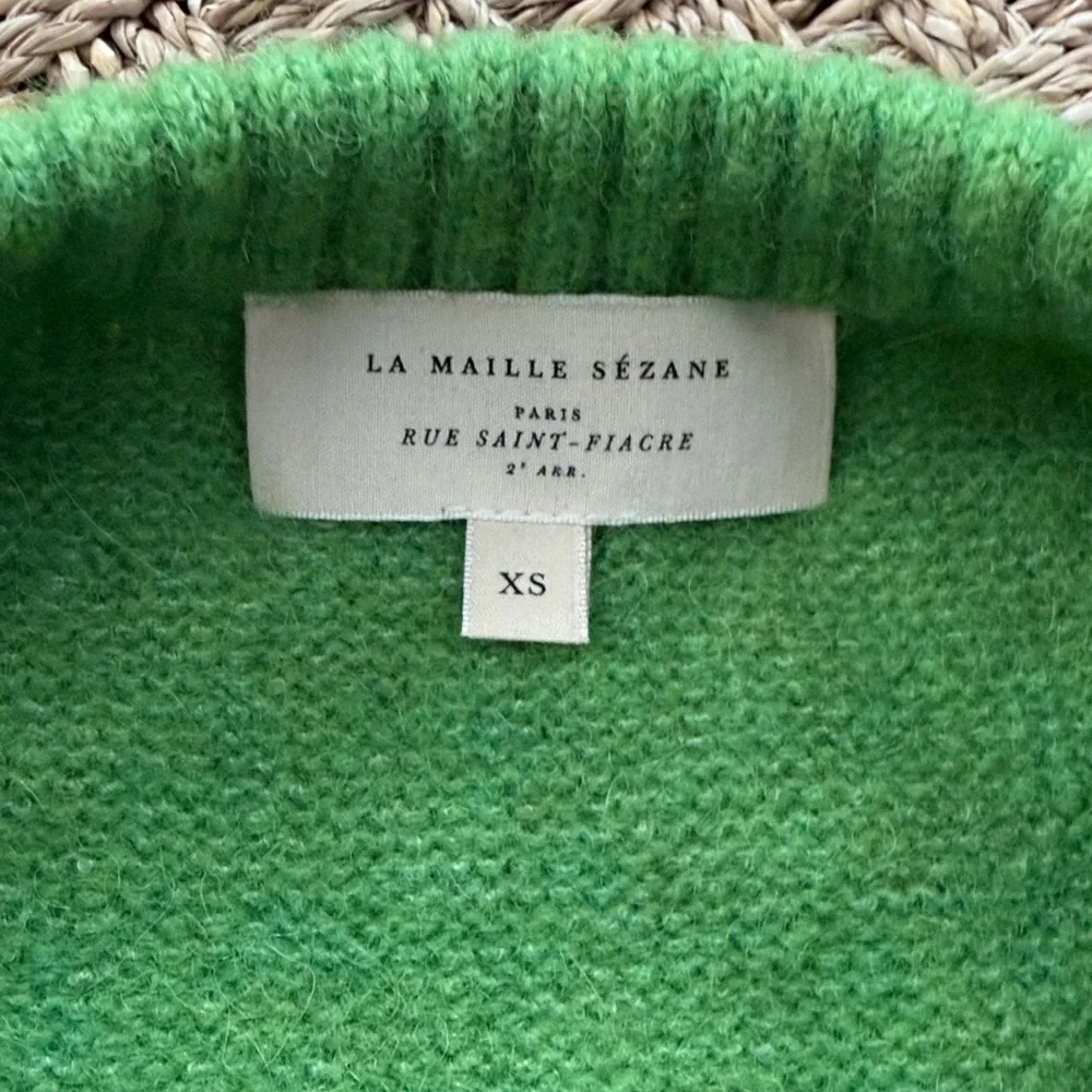 Sezane Green oversized Amiel jumper - Picture 4 of 6
